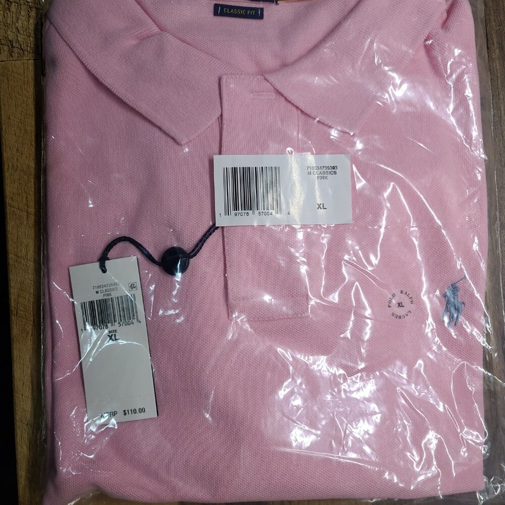 NWT Polo Ralph Lauren Mens Classic Fit Polo Shirt - Picture 3 of 6